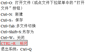 美工文件相關快捷鍵
